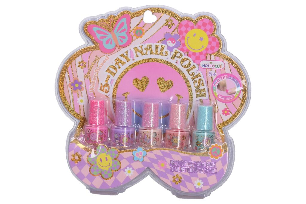 5-Day Nail Polish,Groovy Flower