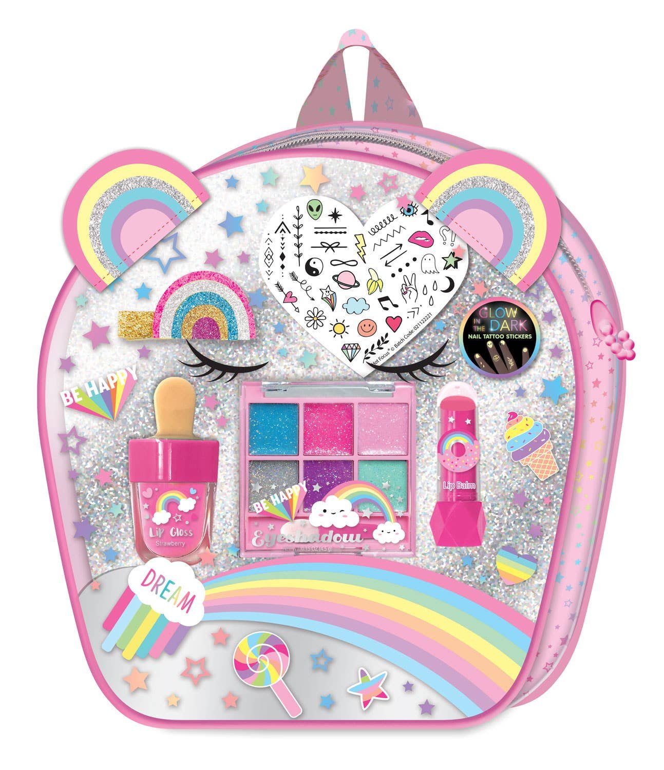Glamz Beauty Bag, Rainbow
