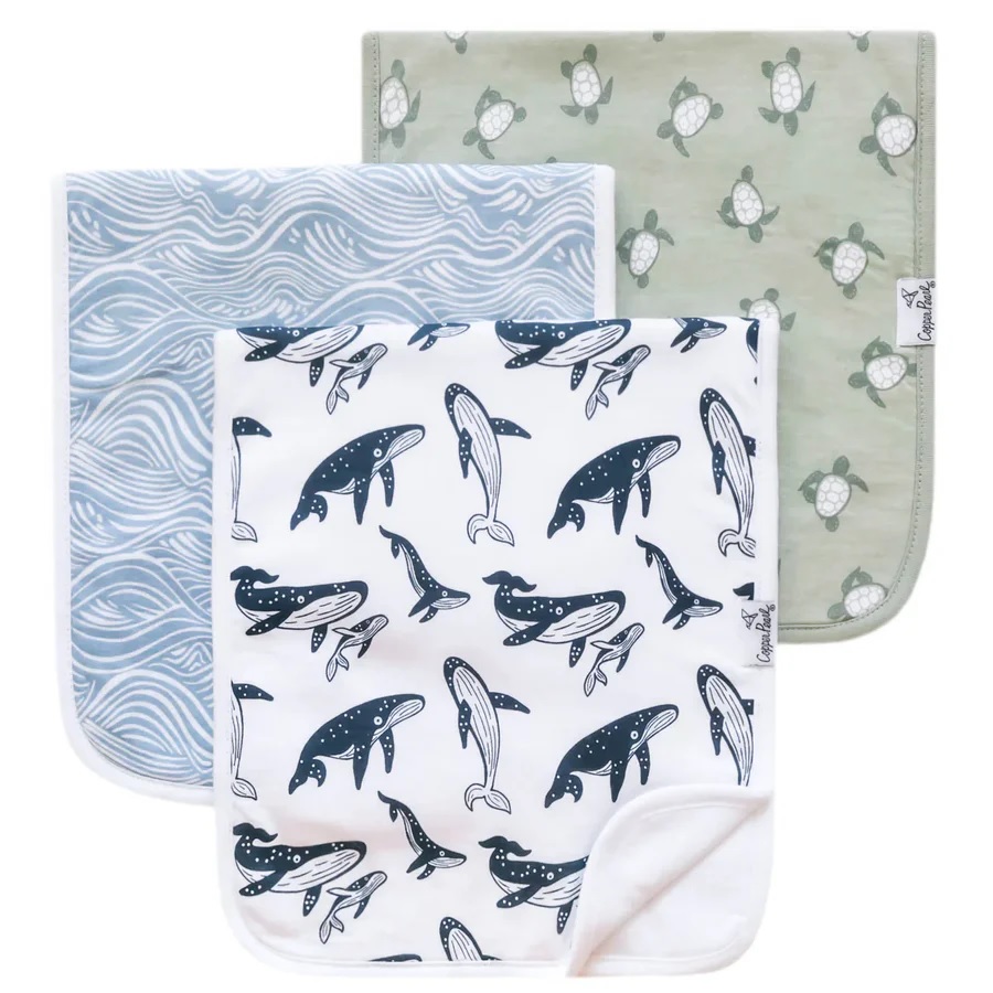 COVE BURP CLOTH SET 3PK