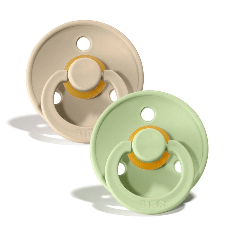 BIBS 2PK SIZE 2 SAND/PISTACHIO