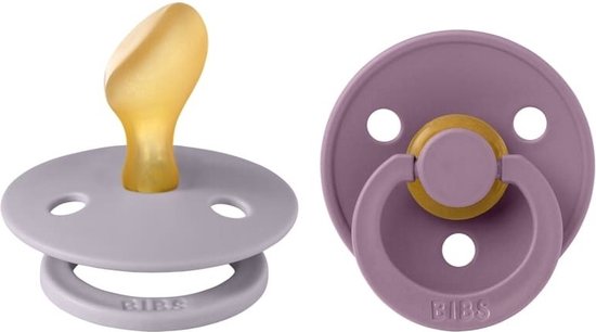 BIBS 2PK SIZE 2 GREY/MAUVE