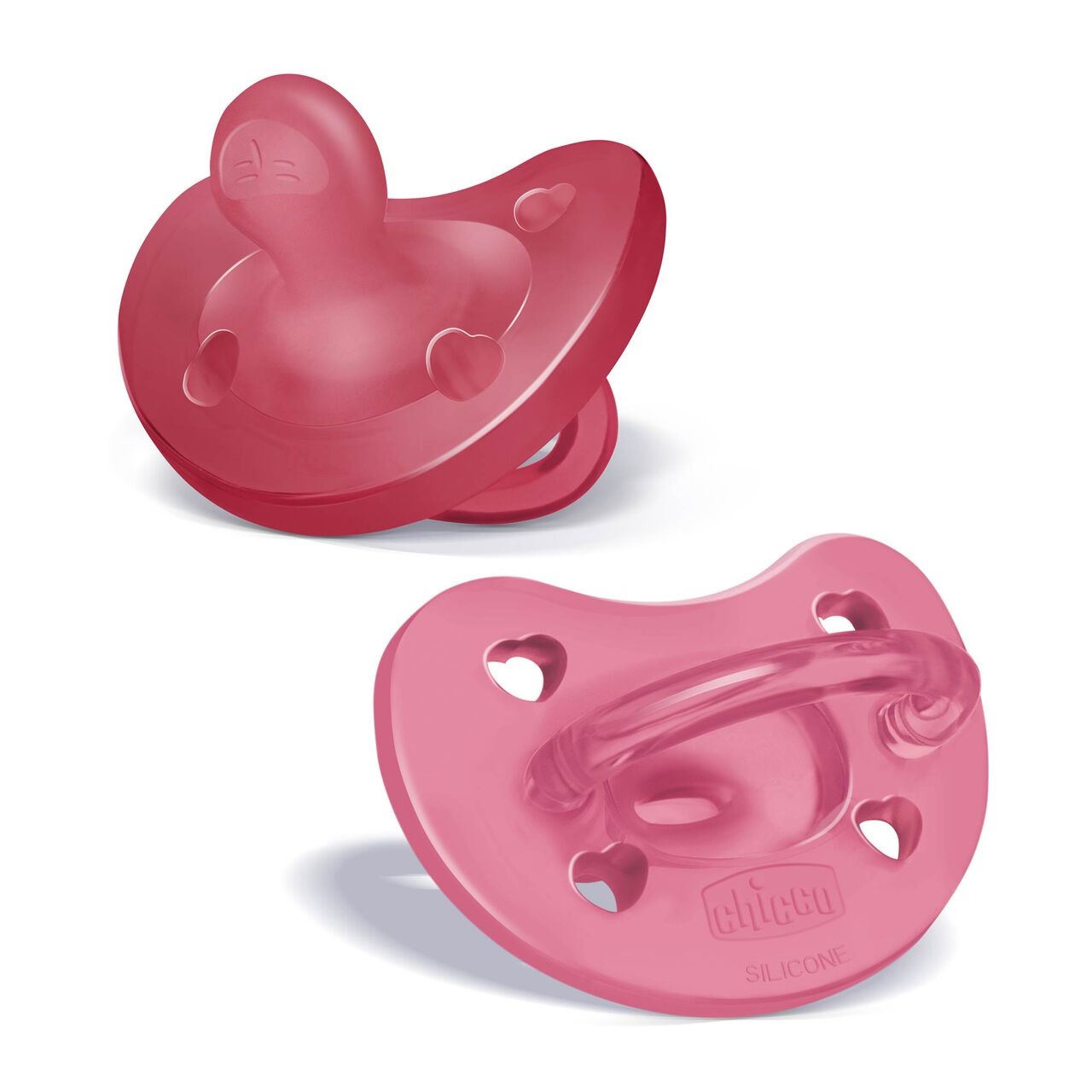 PACIFIER PINK 16-24M 2PC