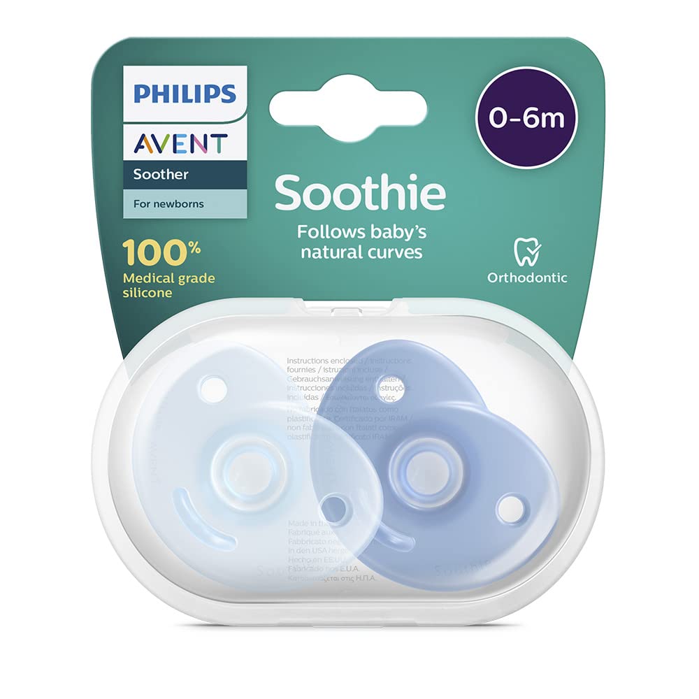 PACIFIER BLUE/GREEN 16-24M 2PC