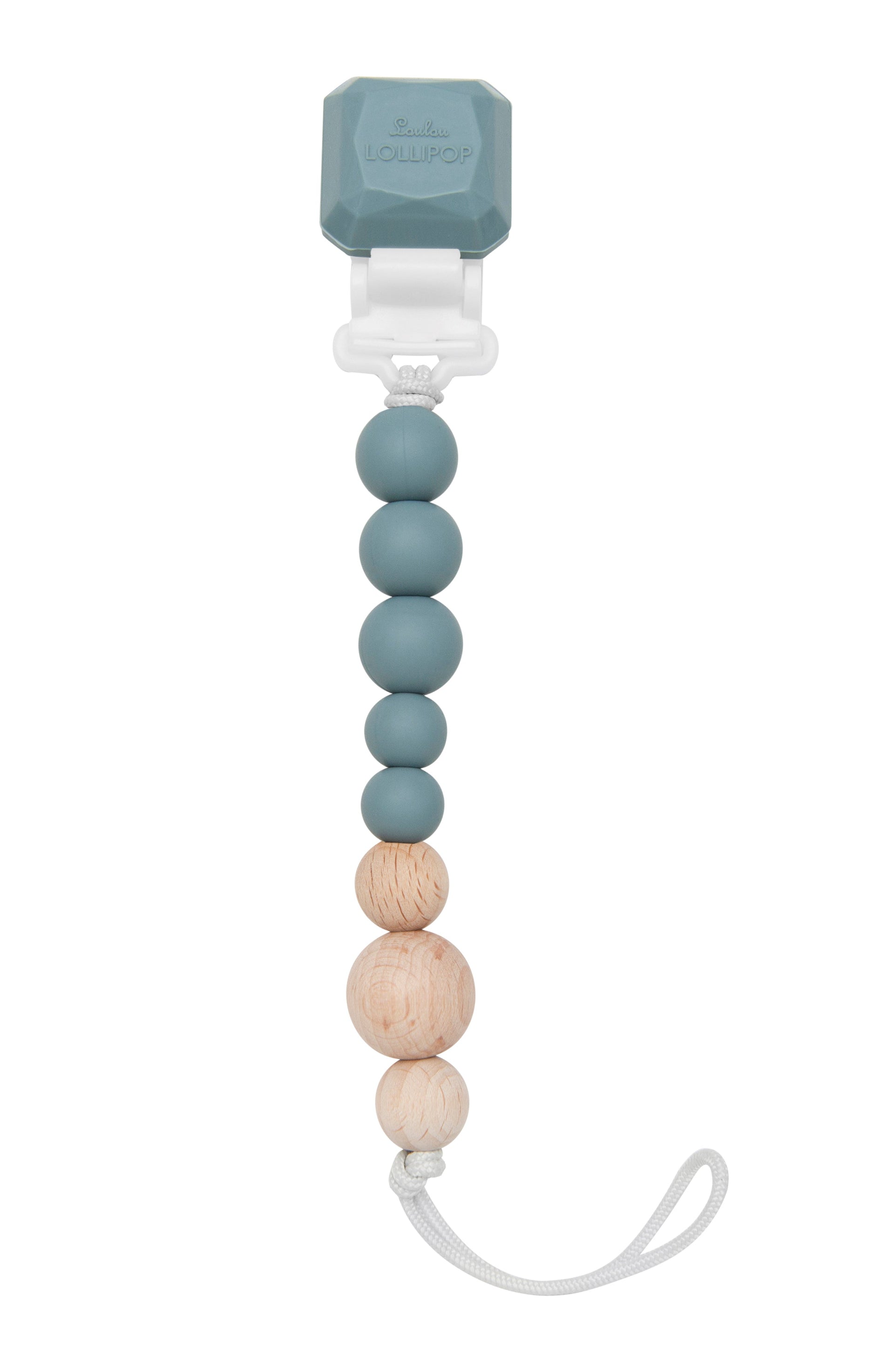 PACIFIER CLIP SLATE