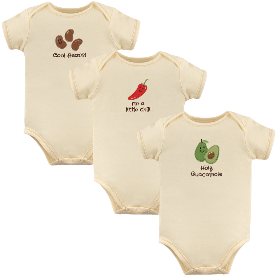 3PK HOLY GUACAMOLE ONESIES