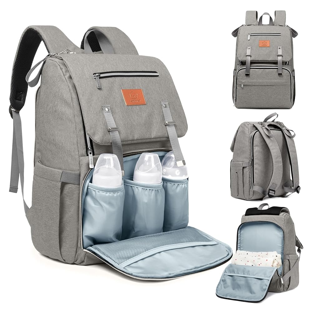 Explorer Diaper Bag Classic Gray