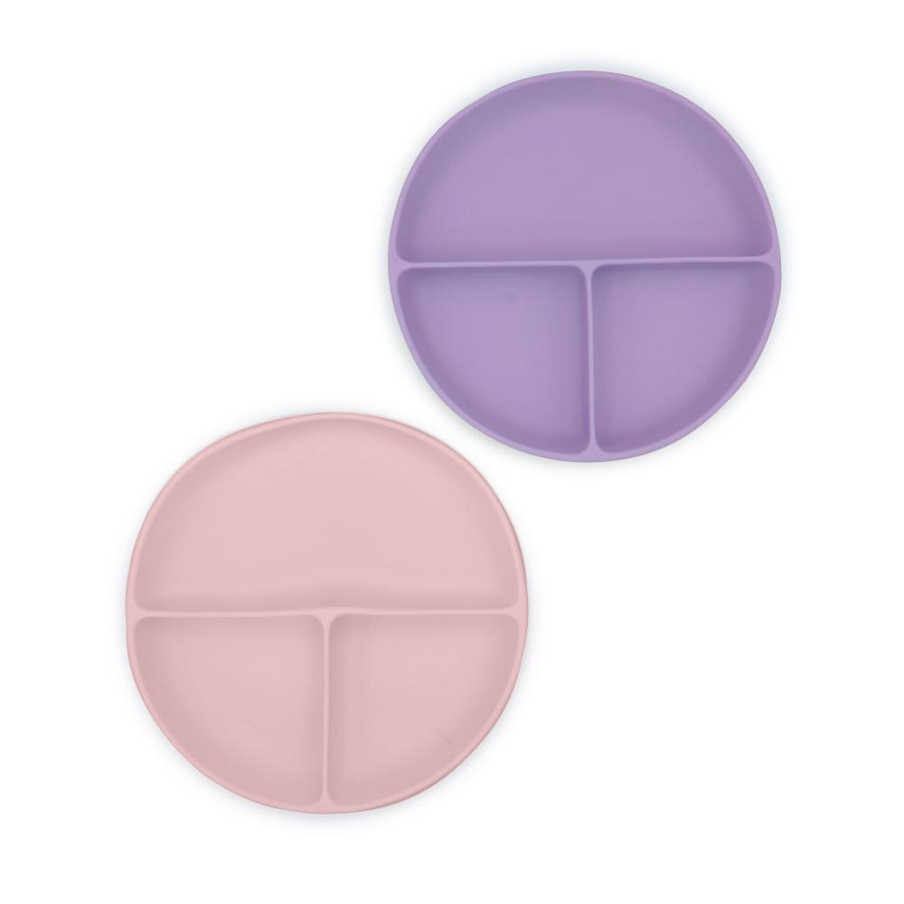 Silicone Plates - 2 Pack - Pink