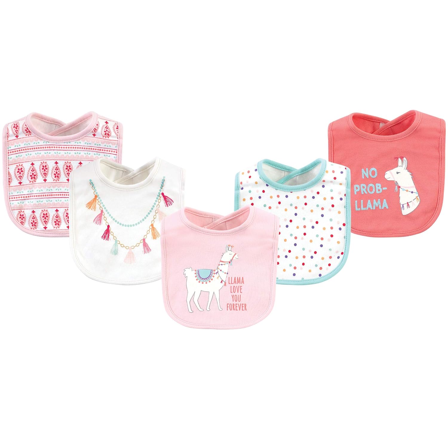 5pk Drooler Bib