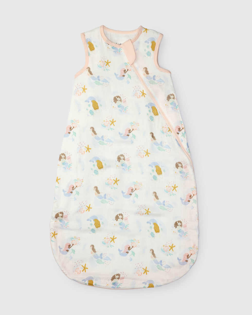 MUSLIN SLEEP BAG MERMAID
