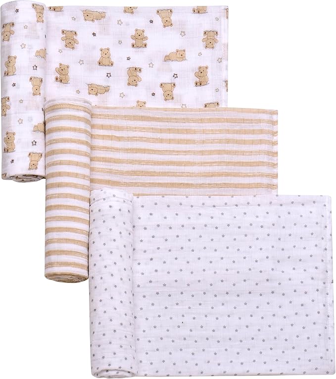 Bear Muslin Blanket