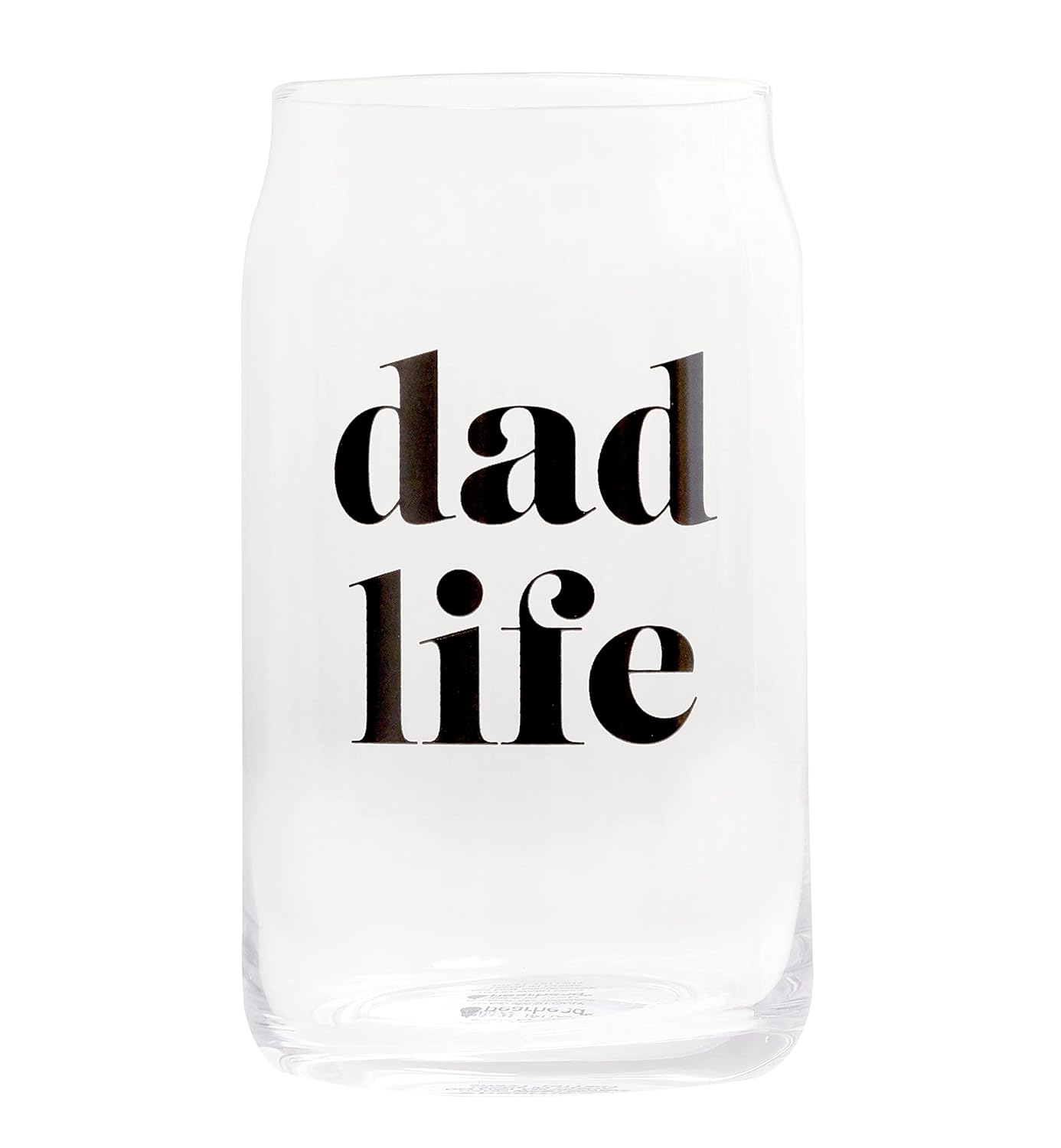 Dad Life Beer Glass Glass