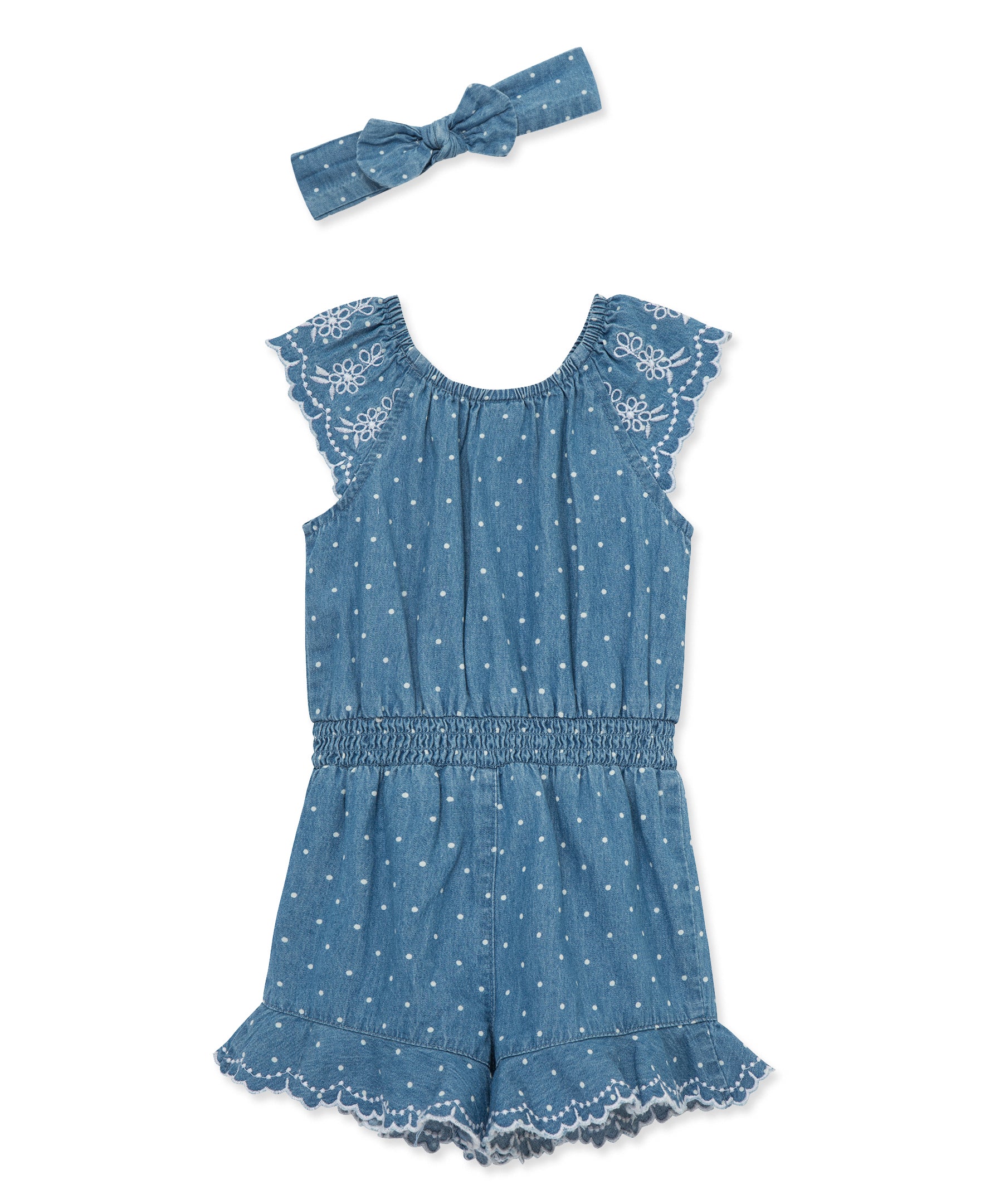 Chambray Woven Romper