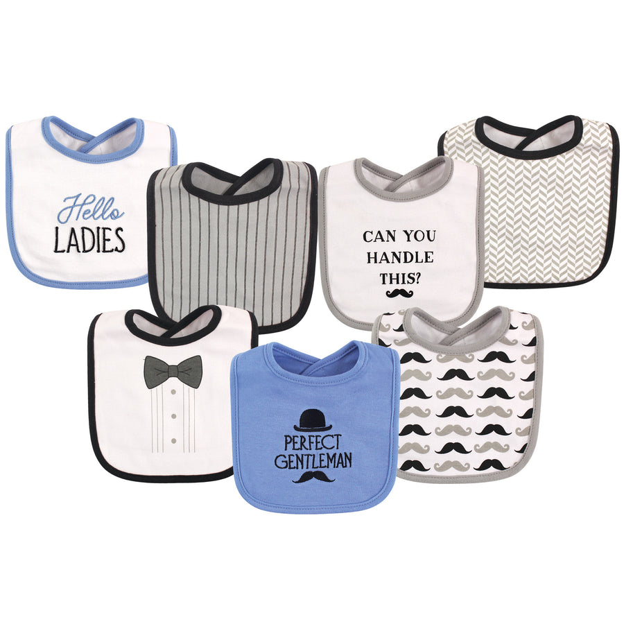 Perfect Gentleman 7pk Bibs
