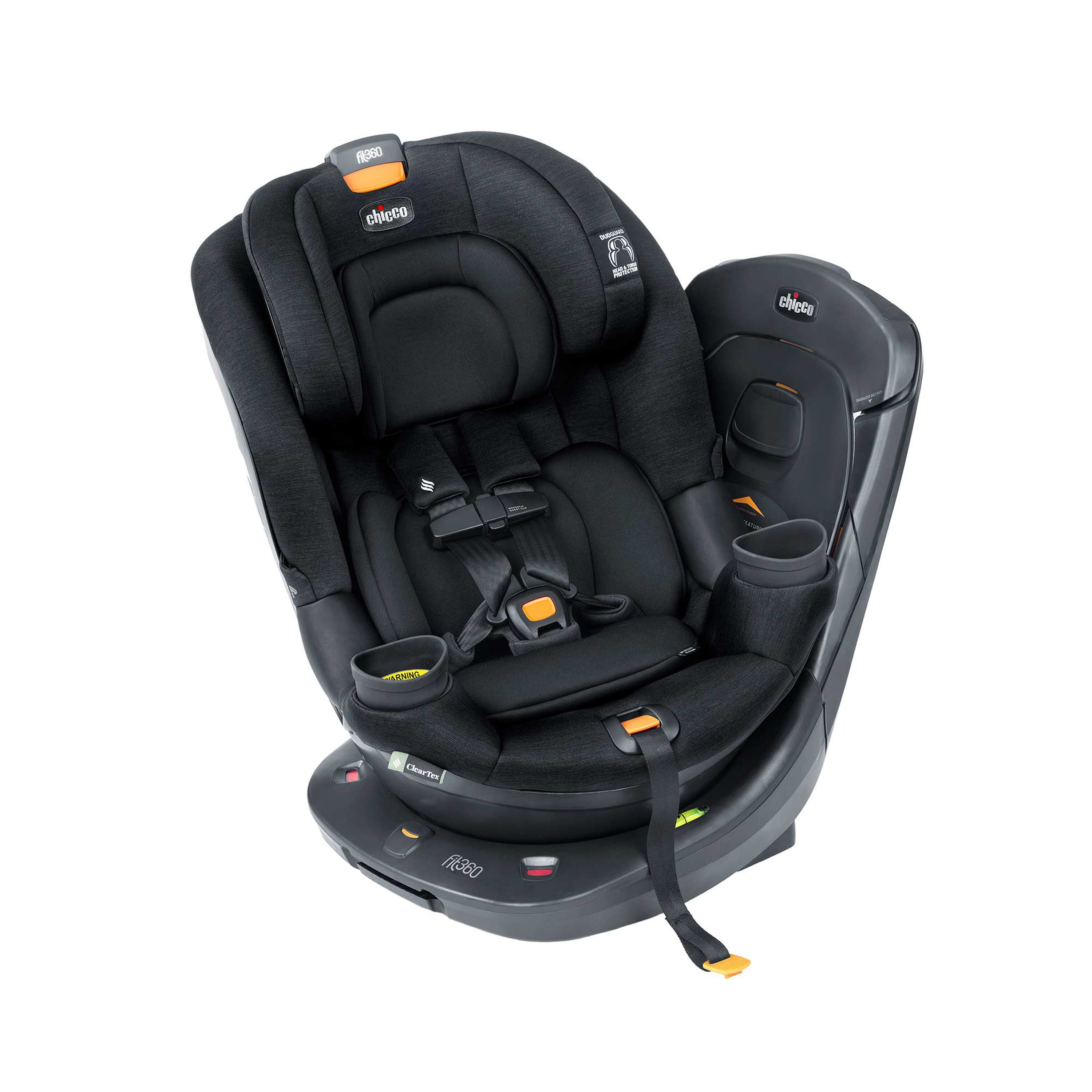 ClearTex Rotating Car Seat Blk