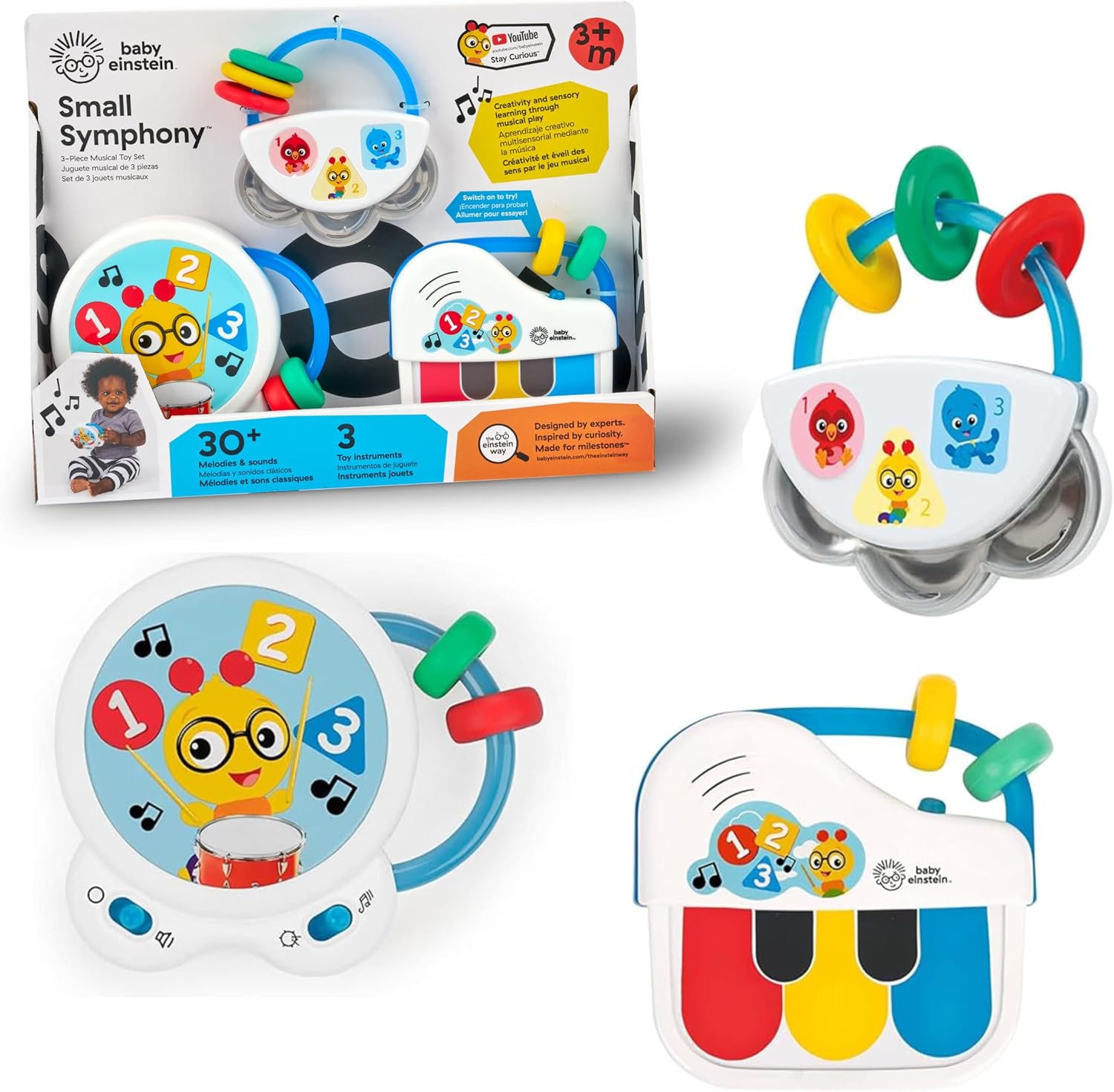 3-PIECE MUSICAL TOY SET