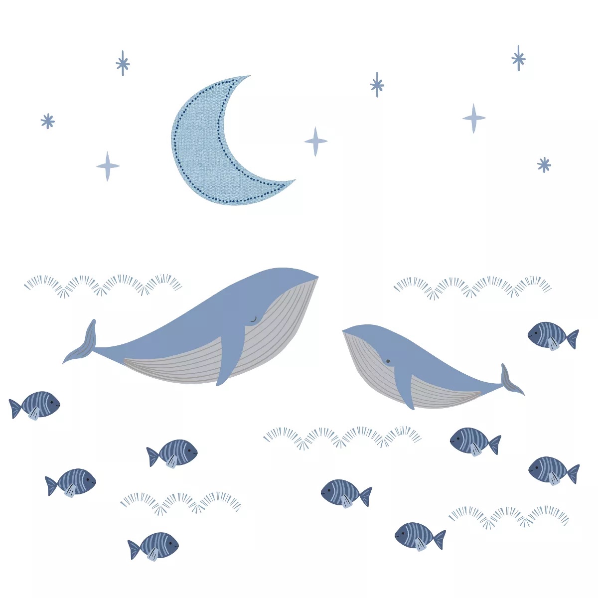BUBBLES & SQUIRT WALL DECAL