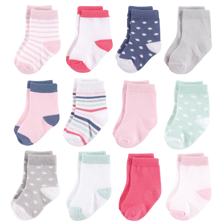12pk Basic Crew Socks