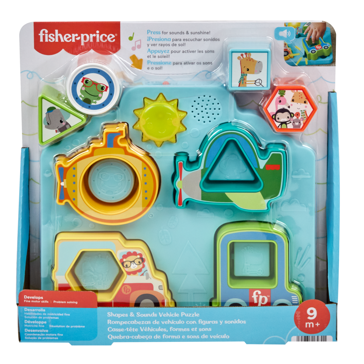 Shapes and Sounds Vehicles Puzzl