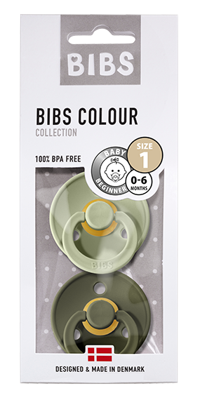 BIBS 2PK SIZE 2 SAGE/HUNTER