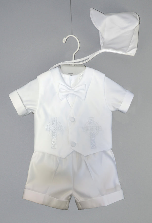Boys White Christening