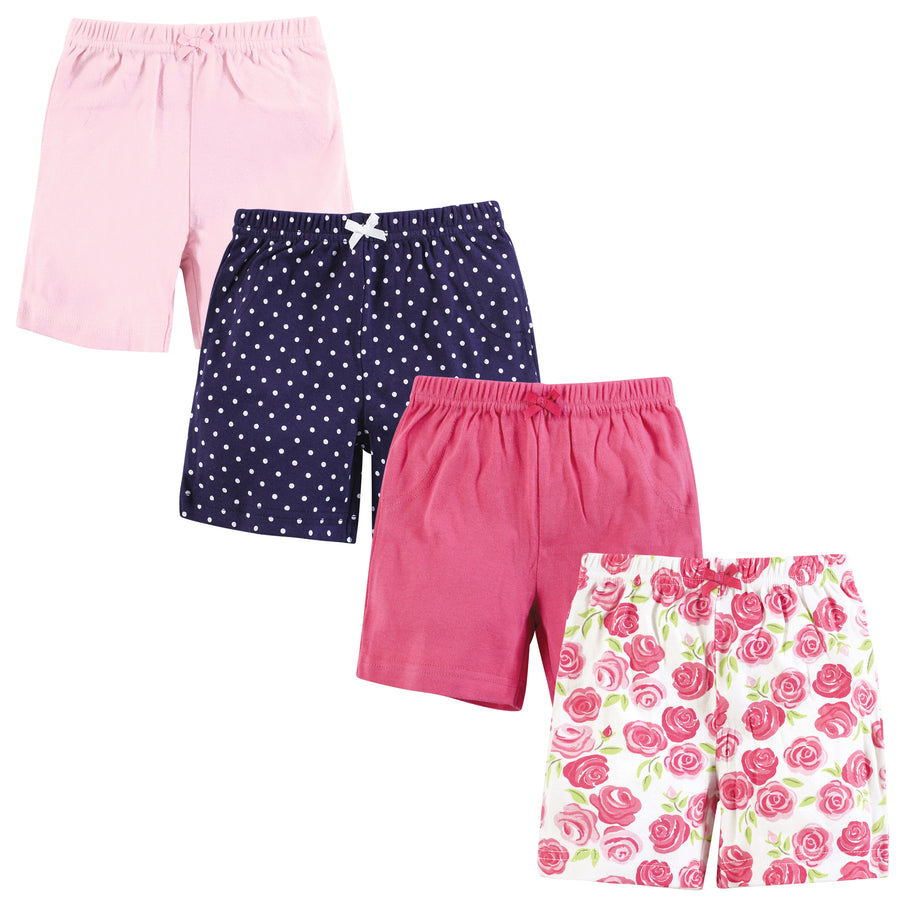 Shorts 4pk - Pink Roses