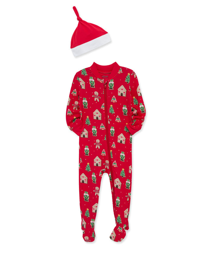 Gingerbread Zip Front