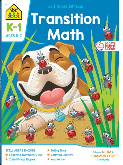TRANSITION MATH K-1 64P