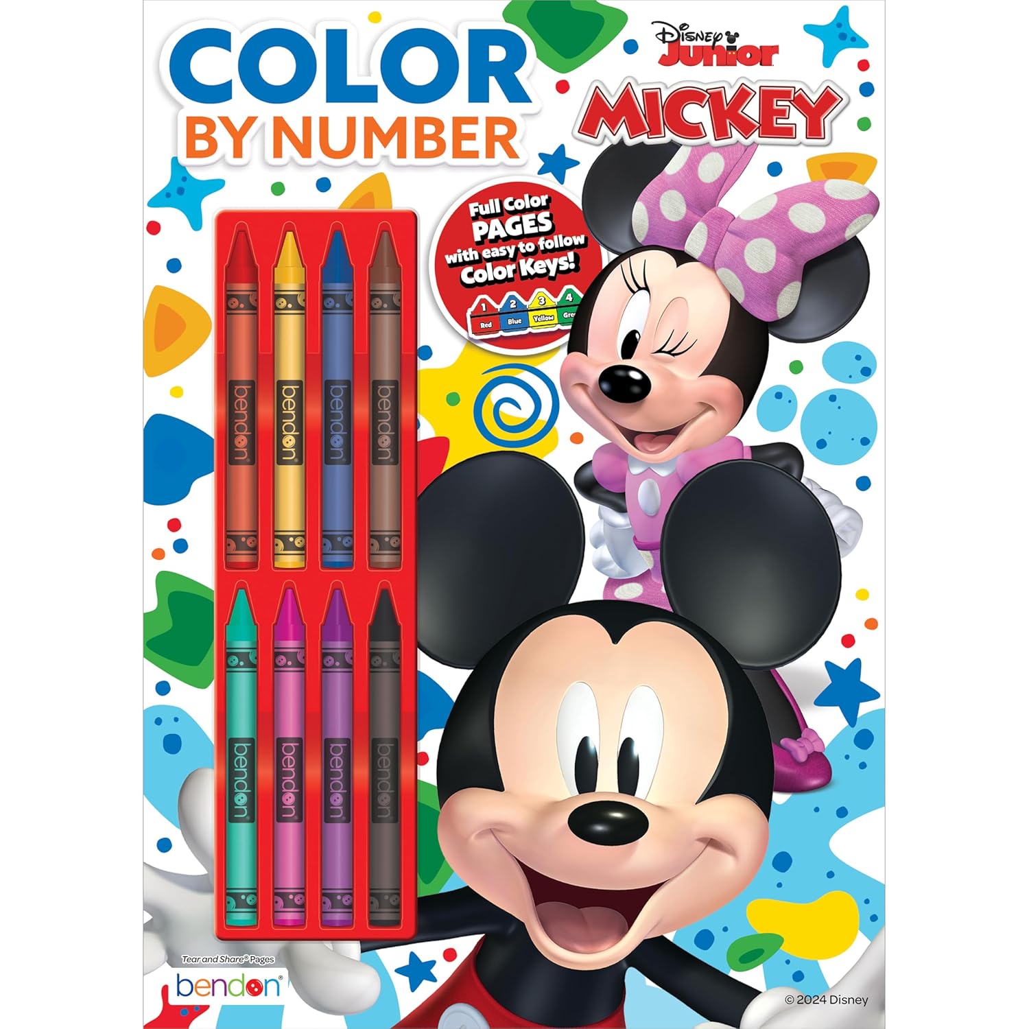 Mickey Mouse  Color By Number
