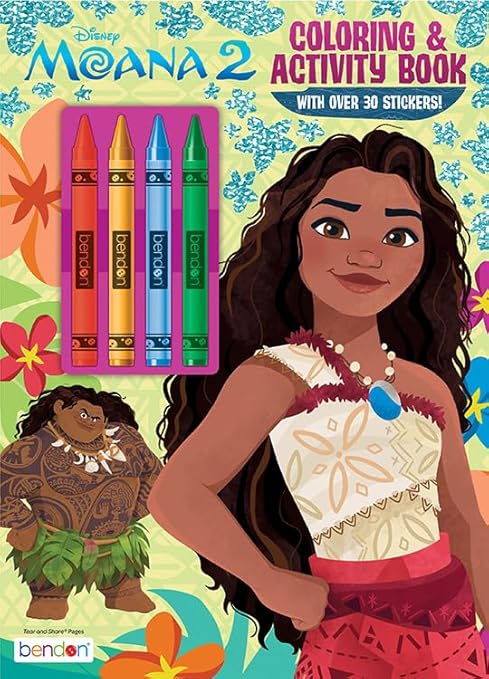 Moana Coloring & Activity Book