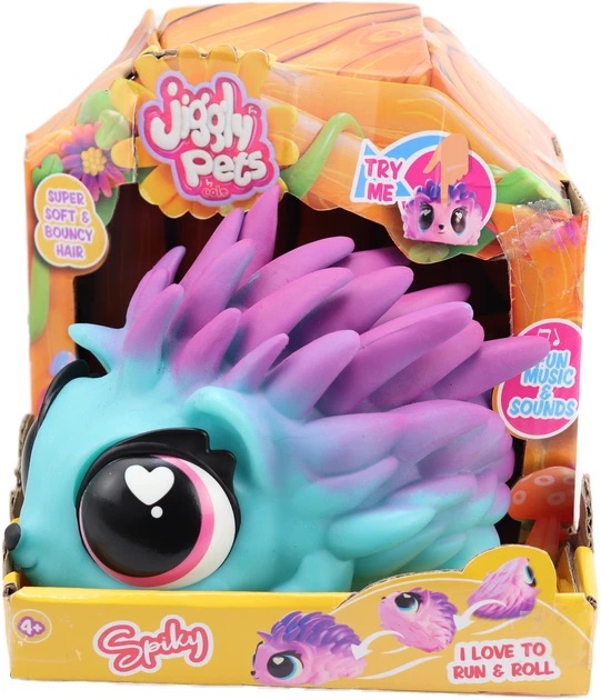 JIGGLY PETS  SPIKY EL ERIZO CON