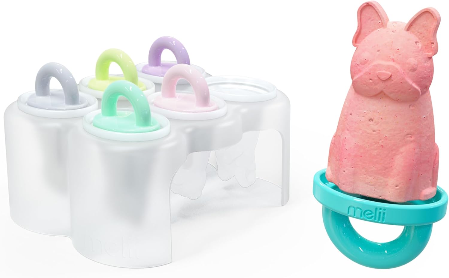 6 Piece Animal Ice Pops