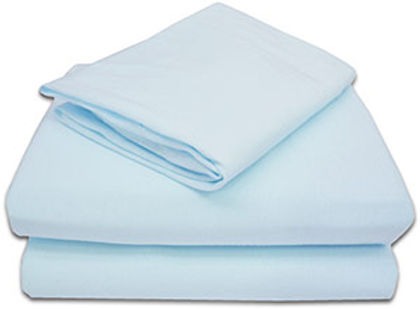 2PK JERSEY CRIB SHEET - BLUE