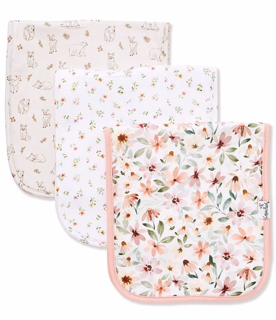 NATALIE BURP CLOTH SET