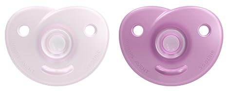 Avent Curved Soothie Girl 0-6m