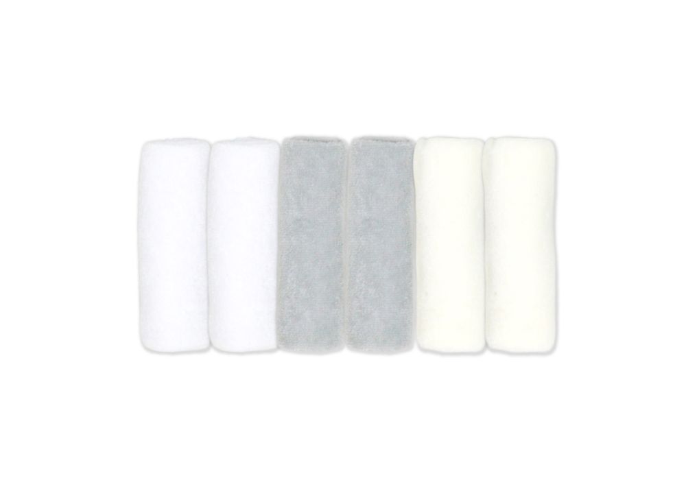 Grey 6pk Bamboo Washcloths