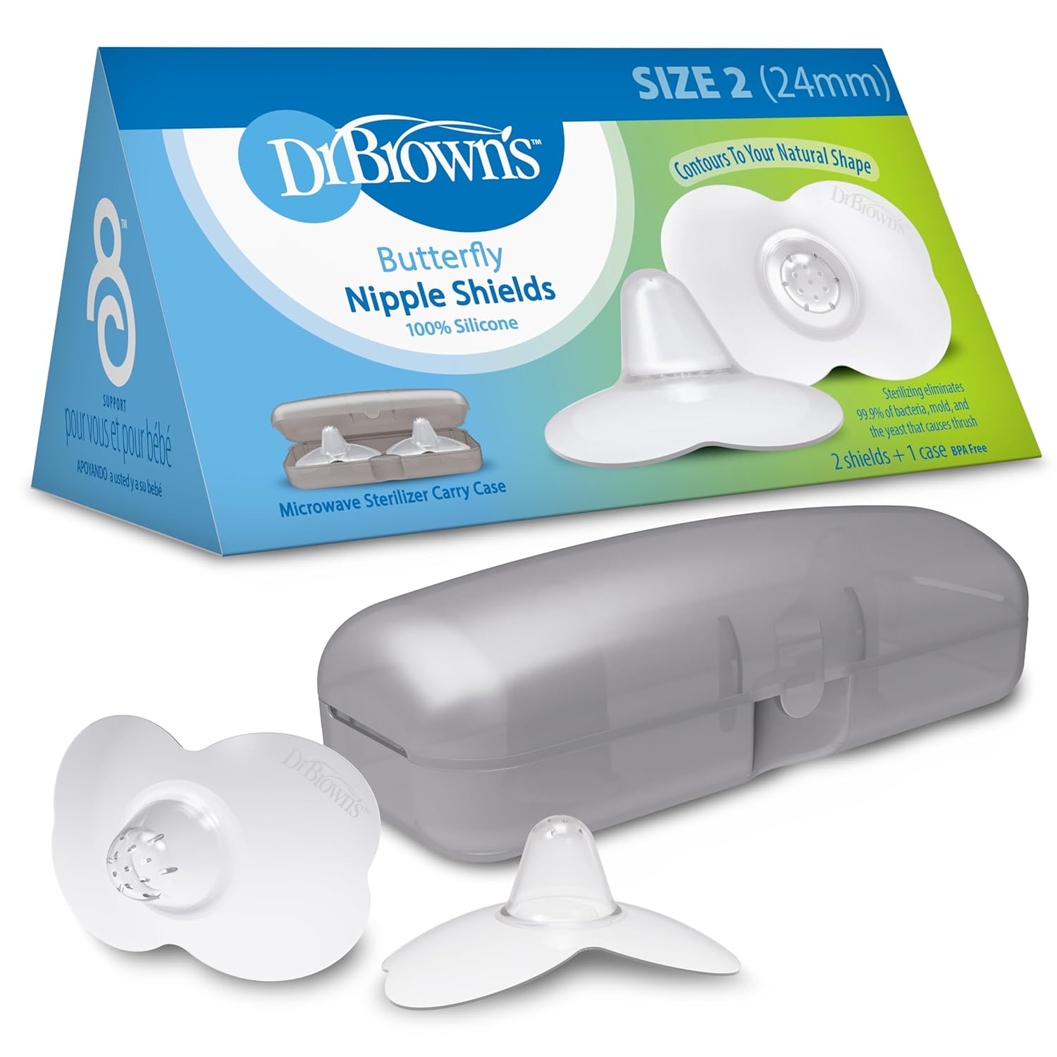 Nipple Shield, 2-Pack 24 mm