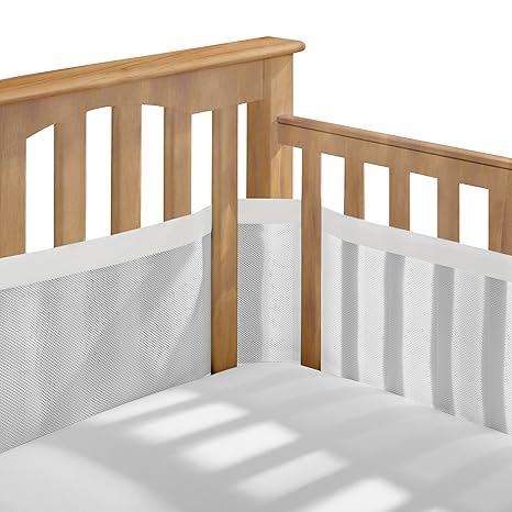 White Mist Muslin Mesh Crib Line