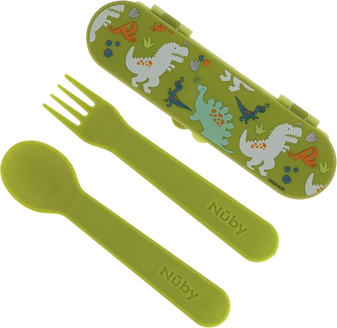 UTENSIL SET&nbsp;&nbsp;DINO PRINT