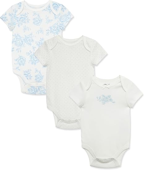 Blue Roses 3pk Bodysuits