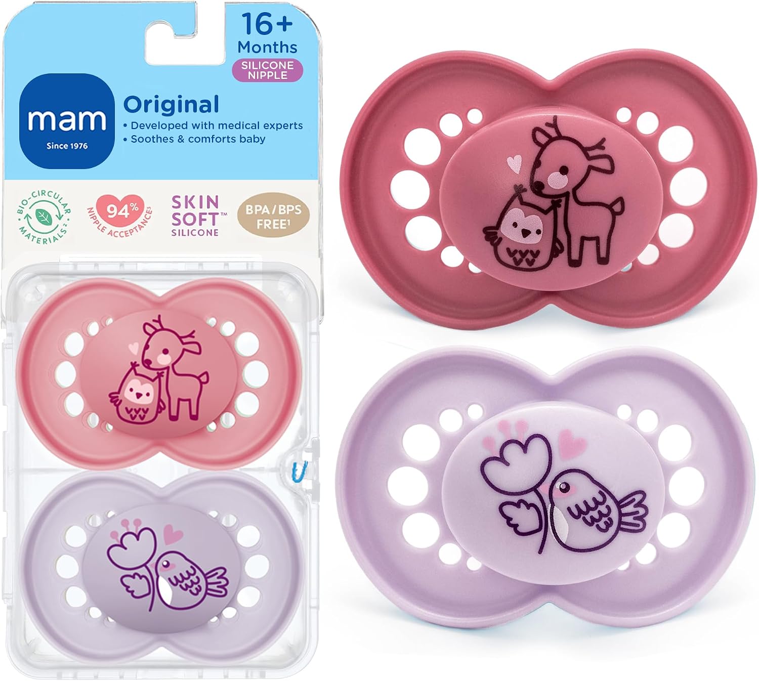 Matte printed paci, 16+M