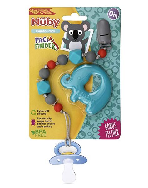 BEADED PACIFINDER WITH TEETHER