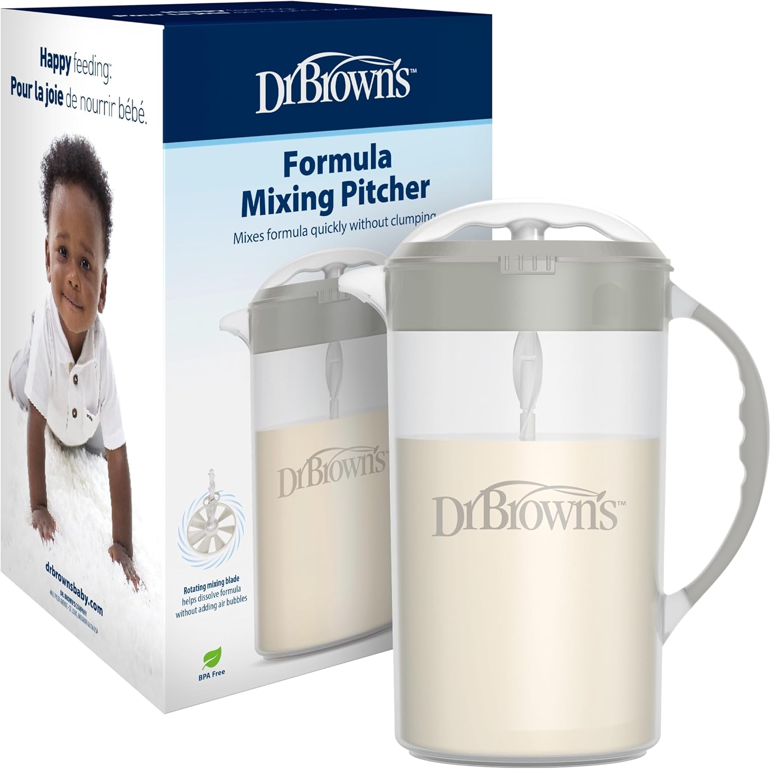 Formula Mixing Pitcher Gray