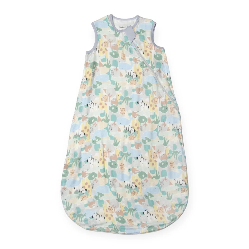 MUSLIN SLEEP BAG ANIMAL PUZZLE