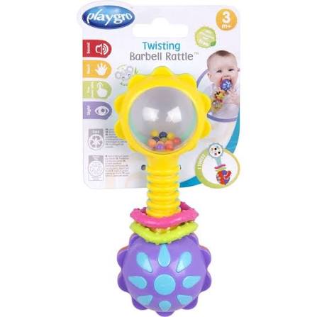 TWISTING BARBELL RATTLE