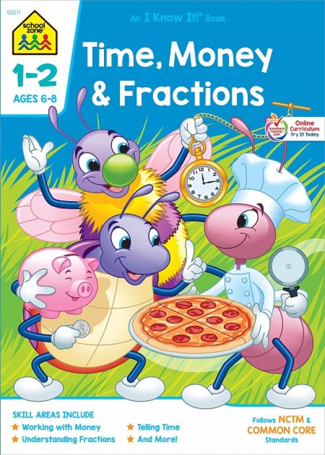 Time, Money & Fractions Book