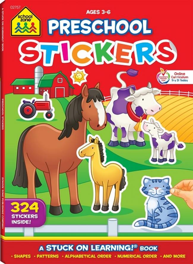 Preschool Stickers Book
