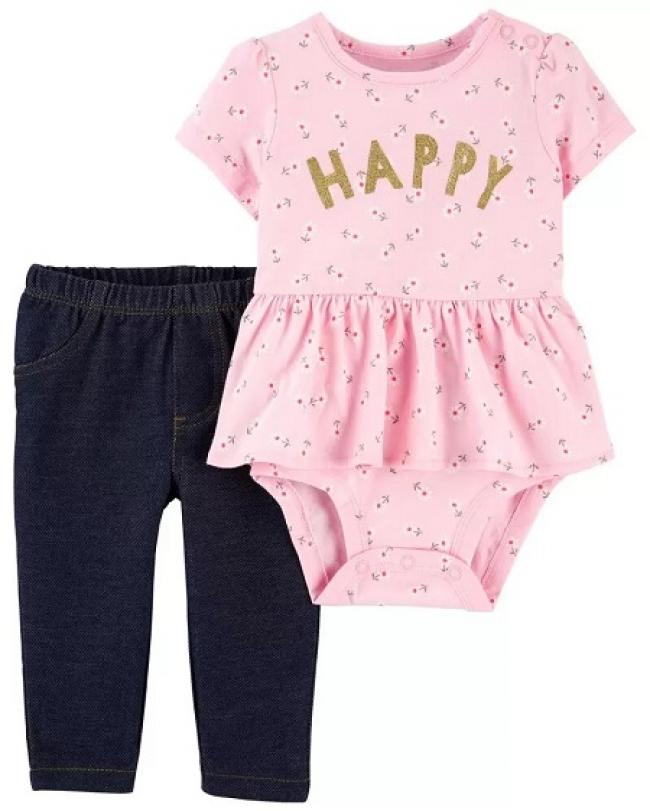 Carters 2pc Happy Pant Set 3M