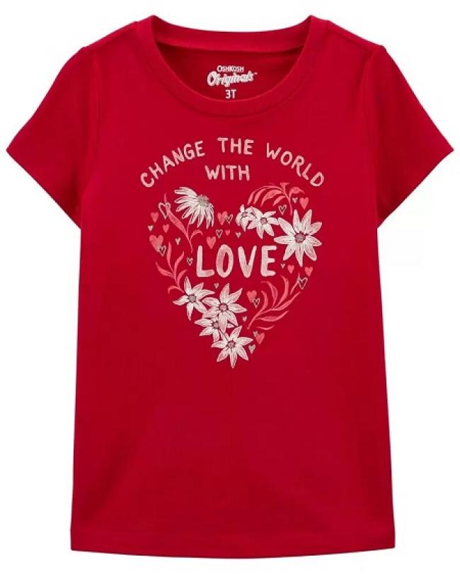 OshkKosh Love Graphic Tee 5T