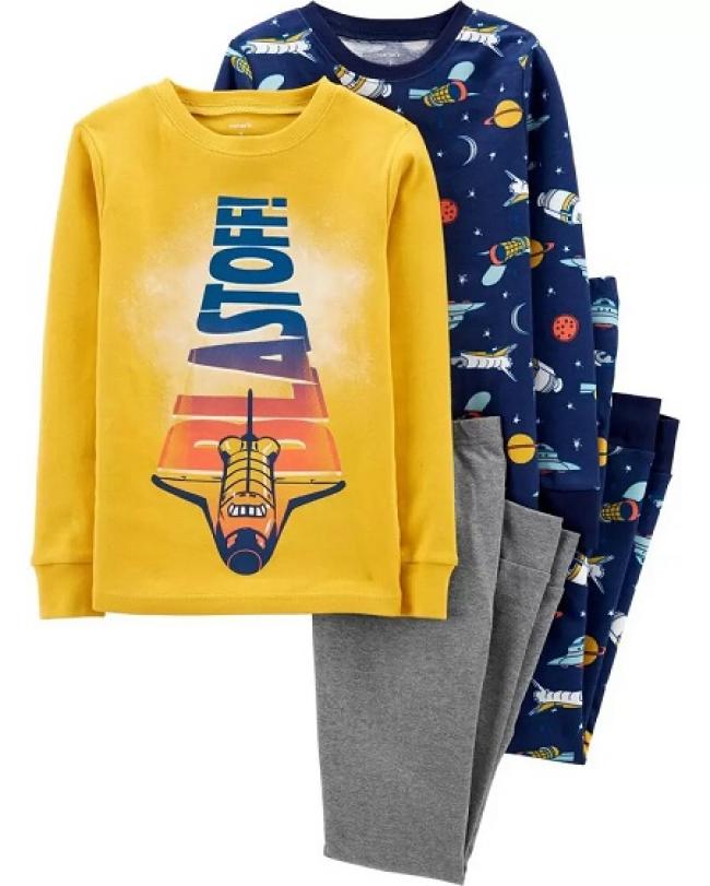 Carters Blastoff 4pc PJ 4