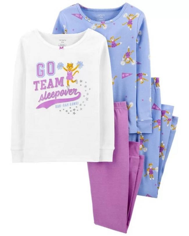 Carters GoTeam 4pc PJ 8